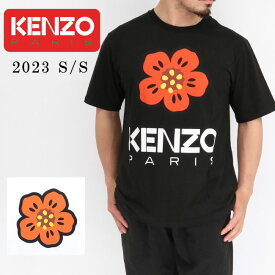 KENZO PARIS ケンゾー　パリス FD55TS445 4SO メンズ半袖Tシャツ クルーネック ロゴT Boke Flower t-shirt プリント レディース ユニセックス ロゴ カットソー