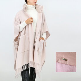 HERNO RESORT ヘルノ リゾート GC00056DR 33395 RESORT WARMY &NYLON ULTRALIGHT ポンチョ カシミア ウール ニットケープ フリンジ レディース ダウン切替スタンドネック ロゴ ブランド