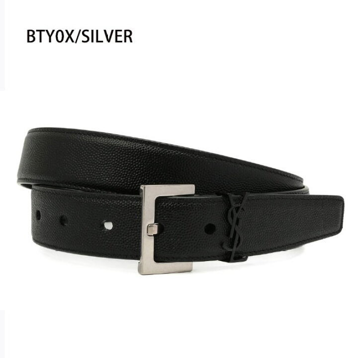 楽天市場】【SAINT LAURENT】サンローラン レザーベルト 634437 BOO0W  