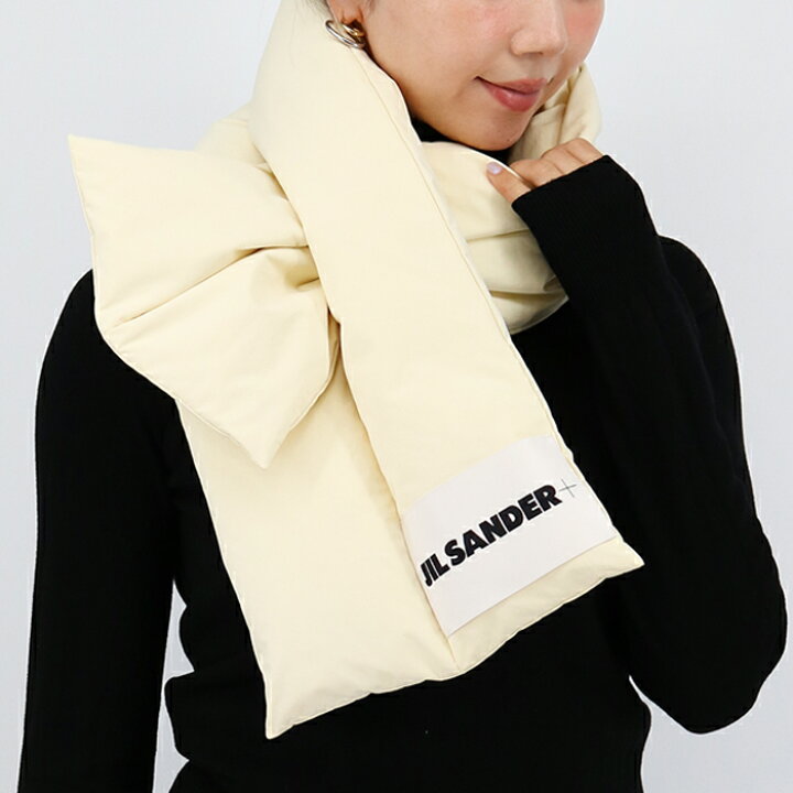 楽天市場】JIL SANDER+ ジルサンダープラス ダウンマフラー J47TE0001 