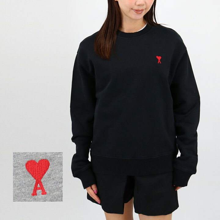 楽天市場】ami paris アミ パリス BFUSW001.730 レディーススウェット 