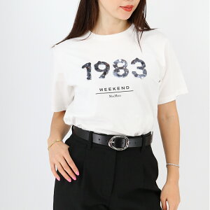 Weekend Max Mara EB[NGh}bNX}[ CABINA Jr[i Rbg W[W[ TVc fB[X SS TEE N[lbN SXpR[  uh 