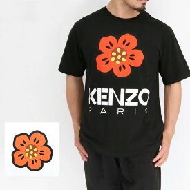KENZO PARIS ケンゾー　パリス FD55TS445 4SO メンズ半袖Tシャツ クルーネック ロゴT Boke Flower t-shirt プリント レディース ユニセックス ロゴ カットソー 2024father