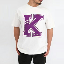 KENZO PARIS ケンゾー　パリス FD55TS452 4SY メンズ半袖Tシャツ クルーネック ロゴT Kt-shirt プリント レディース ユニセックス ロゴ カットソー