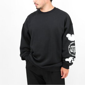 ■Y-3 ワイースリー GRAPHIC CREW SWEAT JX4749 グラフィック クルー スウェット 袖プリント 袖ロゴ 長袖 LS クルーネック トレーナー メンズ レディース ユニセックス ブランド