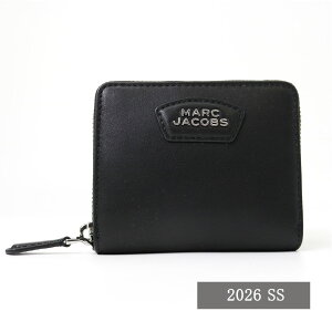 ��MARC JACOBS �}�[�N�W�F�C�R�u�X ���E���h�W�b�v2�܂���z 2R5SMP016S01 �R���p�N�g�E�H���b�g THE SLIM COMPACT WALLET ���f�B�[�X ���S ���K����t�� �M�t�g �v���[���g �u�����h
