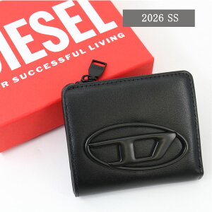 ��DIESEL �f�B�[�[�� ��܂���z X10398 PR818 HOLI-D BI FOLD ZIP L �����Y ���U�[ ���K���ꂠ�� �~�j���z �I�[�o��D���S �M�t�g �v���[���g