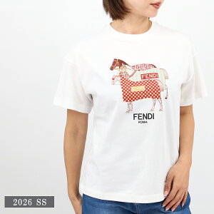 ��FENDI KIDS �t�F���f�B �L�b�Y �y��l��OK�z���ST�V���c JMI498 F0TU9 �n �v�����g ���� SS TEE �N���[�l�b�N �q���� �J�b�g�\�[ �u�����h
