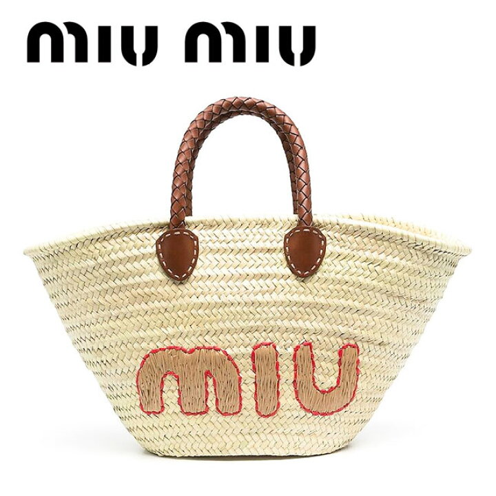 楽天市場】【MIUMIU】ミュウミュウ 5BG212 2DN3 F0A5T カゴバッグ  