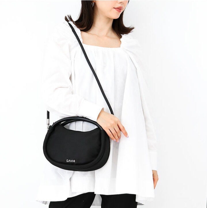 楽天市場】GANNI ガニー ショルダーバッグ A4480 KNOT MINI BAG  