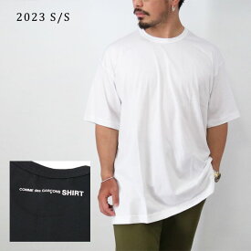 COMME des GARCONS コムデギャルソン FK-T015-051 メンズロゴTシャツ BIG T LOGO クルーネック 半袖 Tシャツ カットソー コットン メンズ SS TEE