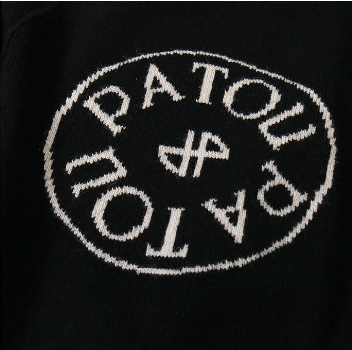 楽天市場】◇【PATOU】パトゥ ロゴカーディガン KN120 8041 999B  