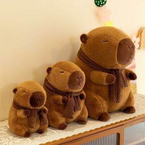 ぬいぐるみ 抱き枕 ベッド 玩具 ふわふわ もこもこ カピバラ 女の子 男の子 かわいい 面白い ギフト おもちゃ インテリア 33cm