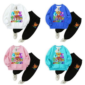 �V�� �V���c Sprunki �X�v�����L�[ T-shirt �t���� �O�b�Y 2�_�Z�b�g�g�b�v�X �J�b�g�\�[ T�V���c �q���ւ̃M�t�g �a�����p�i �n��