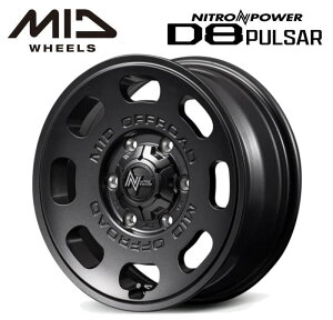 �y���������E������z�y�z�C�[��4�{�zMID NITRO POWER D8 PULSAR D8 �p���T�[ 15�C���` 6J �C���Z�b�g+33 6HOLE P.C.D. 139.7 �o�����u���b�N�iBBK�j 200�n�n�C�G�[�X ���W�A�X�G�[�X �{���S�u���[�j�[