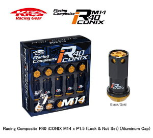 �y���{���z���i�Y�� Kics Racing Gea ���[�V���O�R���|�W�b�gR40�A�C�R�j�b�N�X ���b�N���i�b�g�Z�b�g �A���~�L���b�v�t M14×P1.5 �u���b�N �u���b�N