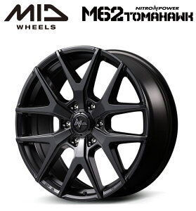 �y���������E������z�y�z�C�[��1�{�P�i�z�}���J�T�[�r�X MID NITROPOWER M62 TOMAHAWK M62 �g�}�z�[�N 18�C���` 8J �C���Z�b�g55 6�� P.C.D. 139.7 �o�����u���b�N �����h�N���[�U�[250 �����h�N���[�U�[