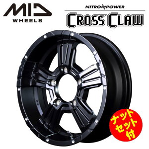 yEzyibgZbgtzyzC[4{ZbgzMID NITRO POWER CROSS CLAW 16C` 6J CZbg-5 5 P.C.D. 139.7 Z~OXubN/sAXhh