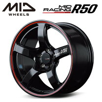 楽天市場】rmp racing r50 18インチ 8.5j インセット45 5穴 pcd 120の通販