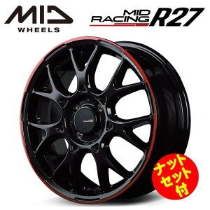 yEzyibgZbgtzyzC[4{Zbgz}JT[rX MID MIDRACING R27 15C` 5J CZbg45 4 PCD100 ubN/bhC