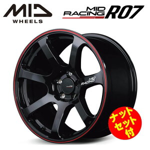 yEzyibgZbgtzyzC[4{Zbgz}JT[rX MID RMP RACING R07 18C` 7.5J CZbg50 5 PCD100 ubN/bhC