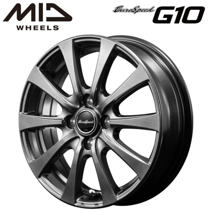 楽天市場】【送料無料・代引き可】【ホイール4本セット】MID EUROSPEED 