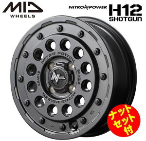 yEzyibgZbgtzyzC[4{Zbgz}JT[rX NITRO POWER H12SHOTGUN H12VbgK 14C` 5.5J CZbg40 4 PCD 100 oubN