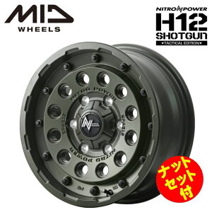 yEzyibgZbgtzyzC[4{ZbgzMID NITRO POWER H12SHOTGUN TACTICAL EDITION 16C` 6.5J CZbg38 6 P.C.D. 139.7 Z~OXODO[ 200nnCG[X WAXG