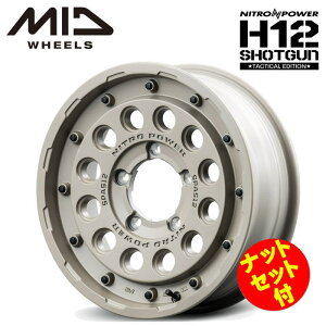 yEzyibgZbgtzyzC[4{ZbgzMID NITRO POWER H12SHOTGUN TACTICAL EDITION 16C` 5.5J CZbg20 5 P.C.D. 139.7 Z~OXThx[W Wj[ JB23W JB64W
