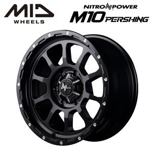 �y���������E������z�y�z�C�[��4�{�zNITRO POWER M10 PERSHING M10�p�[�V���O�@16�C���` 6.5J �C���Z�b�g38 6�� PCD 139.7 �Z�~�O���X�u���b�N/�}�V�j���O 200�n�n�C�G�[�X/���W�A�X�G�[�X