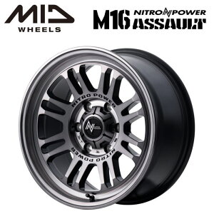 yEzyzC[4{ZbgzMID NITRO POWER M16ASSAULT M16ATg 17C` 8J CZbg20 6 P.C.D. 139.7 XeB[NA hN[U[vh nCbNX gCg
