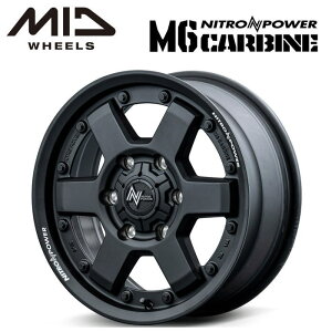 yEzyzC[4{z}JT[rX MID NITROPOWER M6 CARBINE M6 J[r 15C` 6J CZbg33 6 P.C.D. 139.7 KubN 200nnCG[X WAXG[X {Su[j