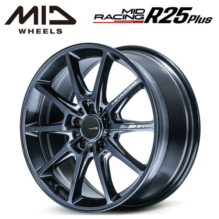 楽天市場】【送料無料・代引き可】【ホイール単品1本】MID MIDRACING 