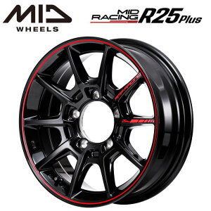 yEzyzC[4{zMID MIDRACING R25Plus R25vX 16C` 5.5J CZbg20 5 P.C.D.139.7 ubN/bhC Wj[ JB64W JB23W