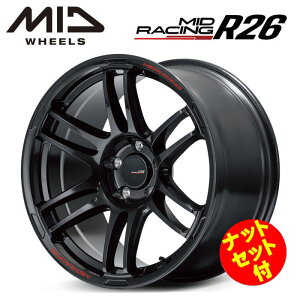 yFDJ2FzC[zyEzyibgZbgtzyzC[4{Zbgz}JT[rX MID MIDRACING R26 17C` 7.5J CZbg48 5 P.C.D.114.3.@NX^ubN