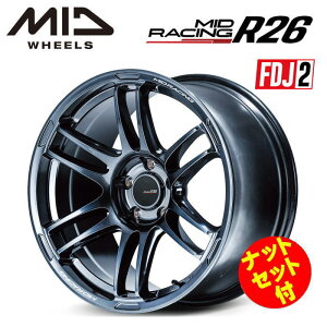 yFDJ2FzC[zyEzyibgZbgtzyzC[4{Zbgz}JT[rX MID MIDRACING R26 18C` 8.5J CZbg45 5 P.C.D.114.3@fB[v`^Vo[