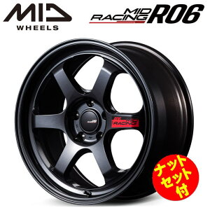 yFDJ2FzC[zyEzyibgZbgtzyzC[4{z}JT[rX MID MIDRACING R06 18C` 7.5J CZbg50 5 P.C.D. 114.3 NX^ubN