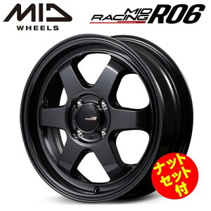 yFDJ2FzC[zyEzyibgZbgtzyzC[4{z}JT[rX MID MIDRACING R06 15C` 5J CZbg45 4 P.C.D. 100 NX^ubN