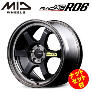yFDJ2FzC[zyEzyibgZbgtzyzC[4{z}JT[rX MID MIDRACING R06 18C` 7.5J CZbg50 5 P.C.D. 114.3 ubNNA|bV