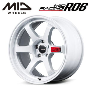 �yFDJ2���F�z�C�[���z�y���������E������z�y�z�C�[��1�{�P�i�z�}���J�T�[�r�X MID MIDRACING R06 18�C���` 7.5J �C���Z�b�g50 5�� P.C.D. 114.3 �z���C�g