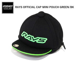 �y���K�i�z���C�Y RAYS ���C�Y�I�t�B�V�����M�A RAYS OFFICIAL CAP MINI POUCH GREEN/BK