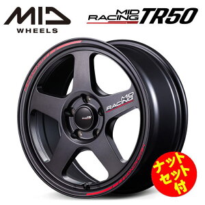 yFDJ2FzC[zyEzyibgZbgtzyzC[4{z}JT[rX MID MIDRACING TR50 18C` 7.5J CZbg50 5 P.C.D.100 ^[}bNubN