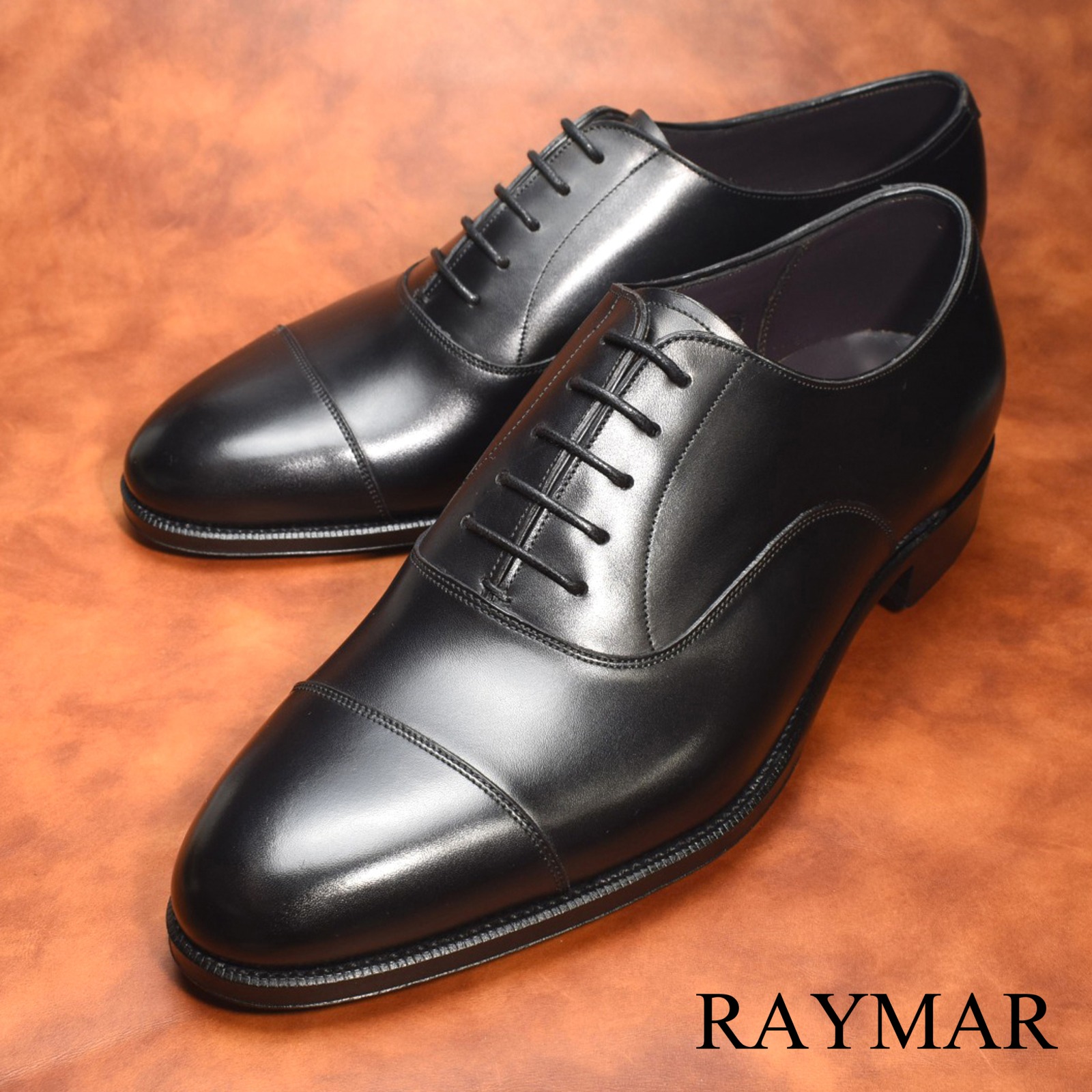 楽天市場】ビジネスシューズ 革靴 RAYMAR ストレートチップ ブラック