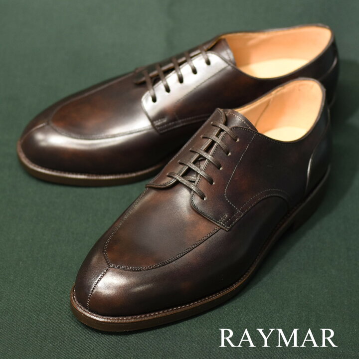 楽天市場】ビジネスシューズ 革靴 RAYMAR 外羽根 Vチップ ダーク 