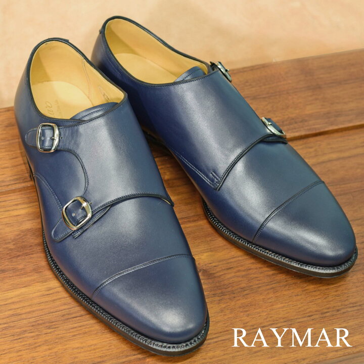 楽天市場】ビジネスシューズ 革靴 RAYMAR ダブルモンクストラップ 