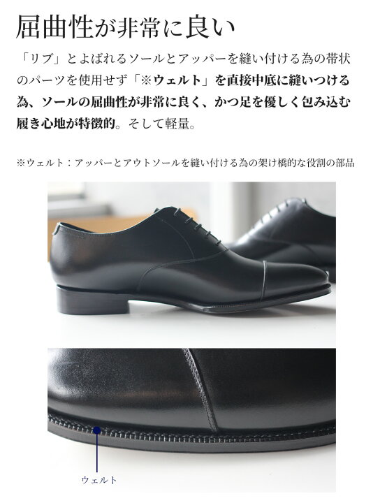 楽天市場】RM115S ストレートチップ ブラック Annonay Vocalou ハンド 