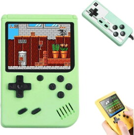 携帯ゲーム機 ポータブル 電子手持ち マカロンポケット レトロハンドヘルド 子供用 内蔵500 大人用 レトロ 贈り物 クリスマスプレゼント