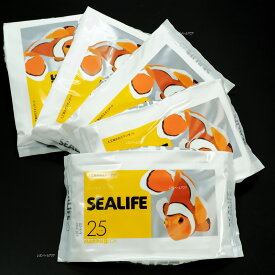 【全国送料無料】マリンテック 人工海水 シーライフ 25L用×5袋入 125L用箱(まとめ買い)