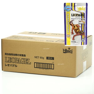 【全国送料無料】キョーリン レオパゲル 60g ×25袋で(まとめ買い)