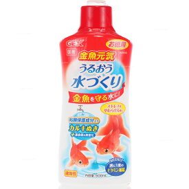 【全国送料無料】GEX 金魚元気 うるおう水づくり500ml (新商品)